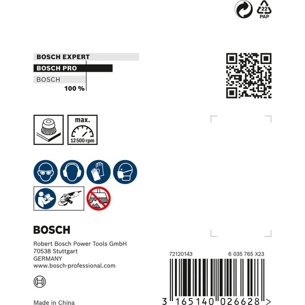 Bosch Expert, Bosch Pro, Bosch Logo und Sicherheitshinweise