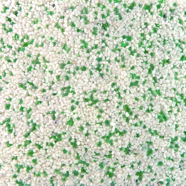 Terralith Glassteinteppich Vetro Verde / Bianco-für 1 qm -außen-