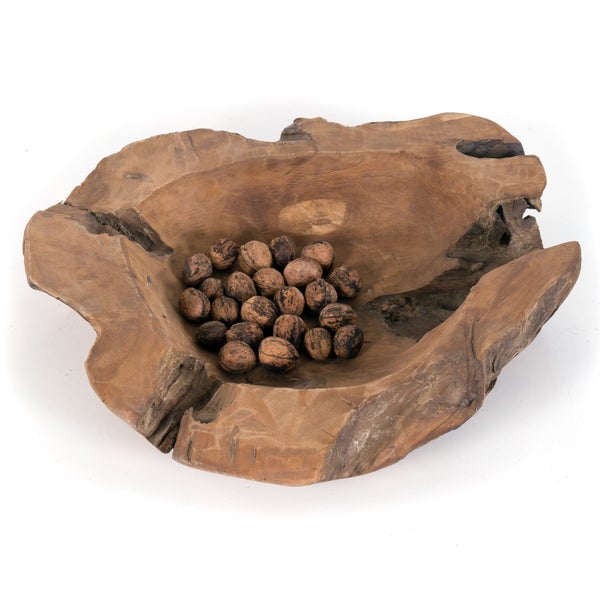 Deko Schale TEAKROOTS 40 Teakholzwurzel naturfarben