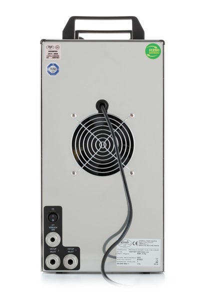 Komplett Set Zapfanlage Kontakt 40/K Bierzapfanlage 2-leitig Trockenkühlgerät aus Edelstahl, 50 Liter/h, KeyKeg