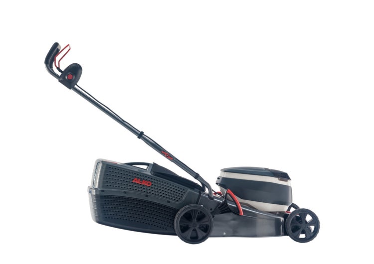 AL-KO Elektro-Rasenmäher mit Grasfangkorb für die Gartenpflege.