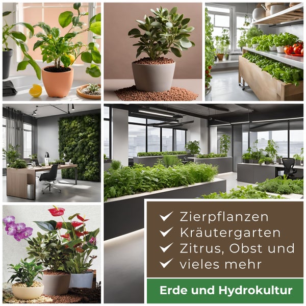 Blusana Universal Flüssigdünger NPK Dünger 6-3-6 für Zierpflanzen Obst- und Gemüse Hydrokultur Hydroponik Erde 500ml Vorteilspaket  2 x 250ml Flasche