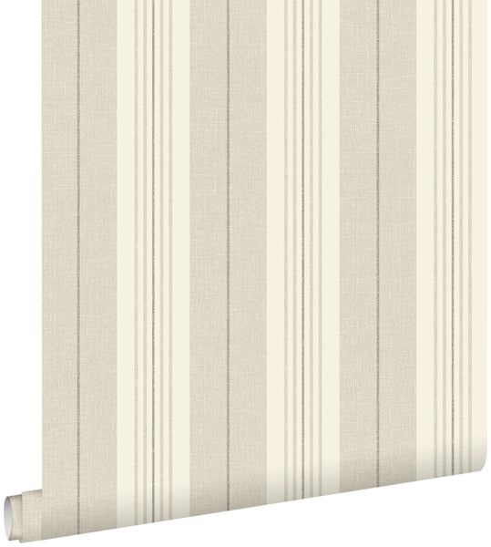ESTAhome Tapete Streifen Braun - 53 cm x 10.05 m - 127622