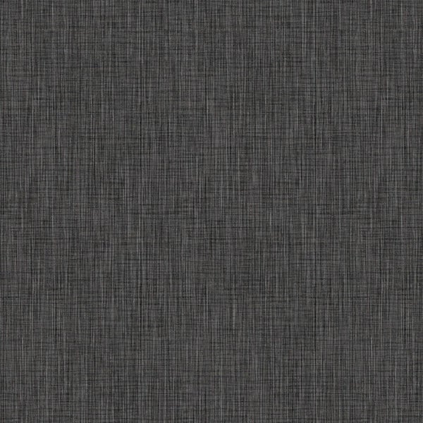 Zambaiti Tapete Leinen-Optik Schwarz - 106 cm x 10 m - 662472