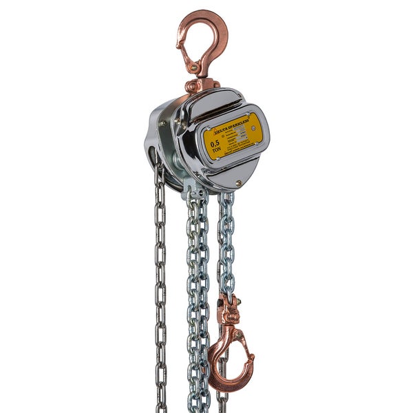 Kettenzug mit einer Traglast von 0,5 Tonnen