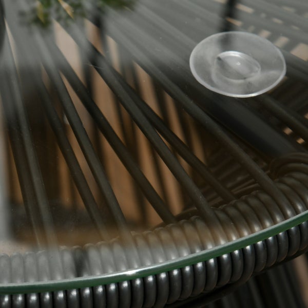 Dekoratives Metallschild mit dem Spruch 'Vegetarier ist das indianische Wort für schlechter Jäger!' und den Maßen 27 mal 10 Zentimeter.