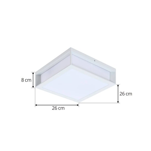Lindby Wandleuchte außen Sivana (spritzwassergeschützt (Modern) in Weiß aus Aluminium (2 flammig, E27) - Außenwandleuchten Wandlampe Led Außenlampe Outdoor für Außenwand/Hauswand Haus