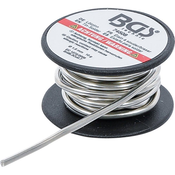 BGS Lötzinn auf Rolle bleifrei Ø 1,5 mm 10 g - 74508
