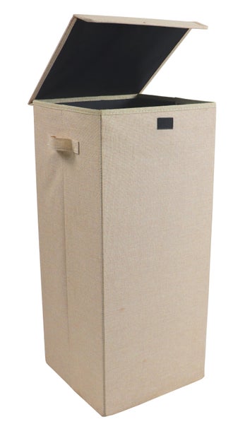 Wäschekorb Wäschebox Stoffbox mit Deckel Dreso L