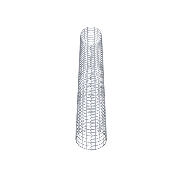 Gabionensäule Durchmesser 32 cm MW 5 x 5 cm rund - Höhe: 210 cm
