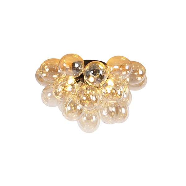 Deckenleuchte mit vielen runden Glaskugeln