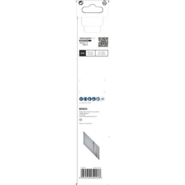 Bosch PRO Pallet Repair S1135VFR Blatt 1,25 x 19 x 225 mm 5-tlg. - 2608659008