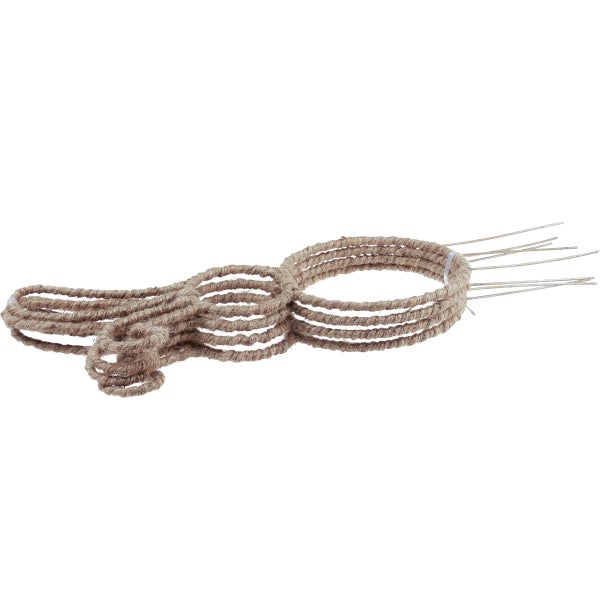 Jute Pflanzring mit Metalldrähten