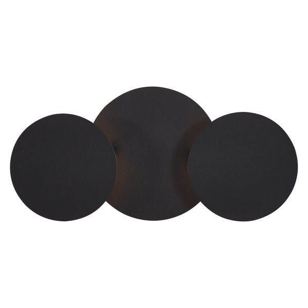 Wandleuchte mit drei kreisförmigen Elementen