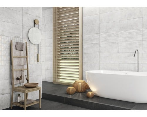 Wandfliese Kerateam Gaia jura grau matt 30x60 cm