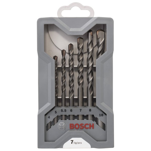 Bosch Betonbohrer CYL-3 Set Silver Percussion 7tlg. 4, 5, 5,5, 6, 7, 8, 10 mm - 2607017083