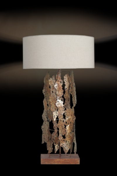 Wohnzimmer Tisch Lampe Klassisch Modern Gold Beige | Wohnzimmer Esszimmer Leuchte