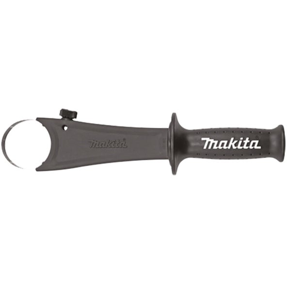 Makita Seitengriff für Elektrowerkzeuge mit Spannring und Makita Logo.
