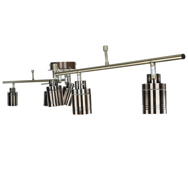 Deckenleuchte mit mehreren Strahlern an einer Stange