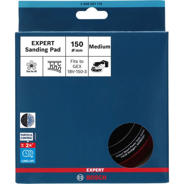 Bosch Expert Schleifpad, Durchmesser 150 Millimeter, mittel