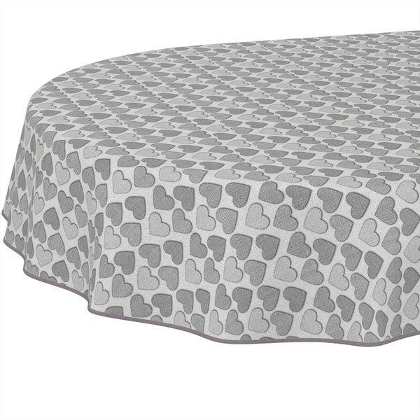 Tischdecke mit Herzmuster