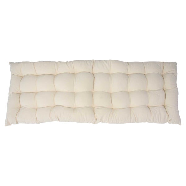 FRANK FLECHTWAREN | Bankauflage Beige, BAUMWOLLE, POLYESTER, 40 x 120 cm