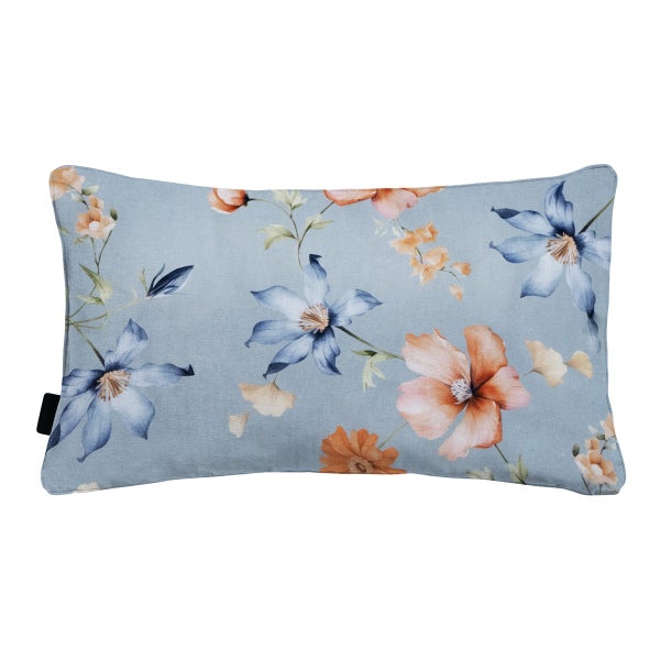 Dekokissen Florina blau - Ca. 30x50 cm - 4er-Set