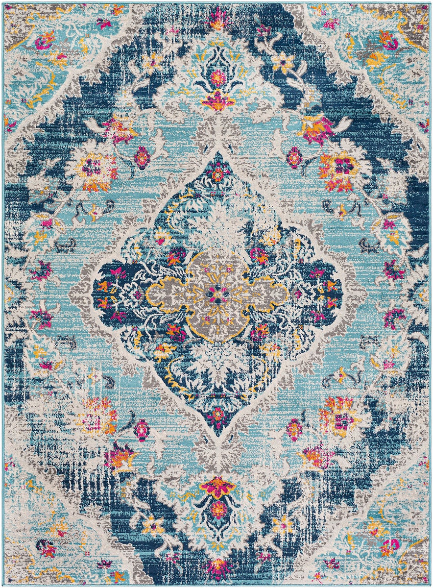 Vintage Orientalischer Teppich - Mehrfarbig/Blau - 160x215cm - ROMY