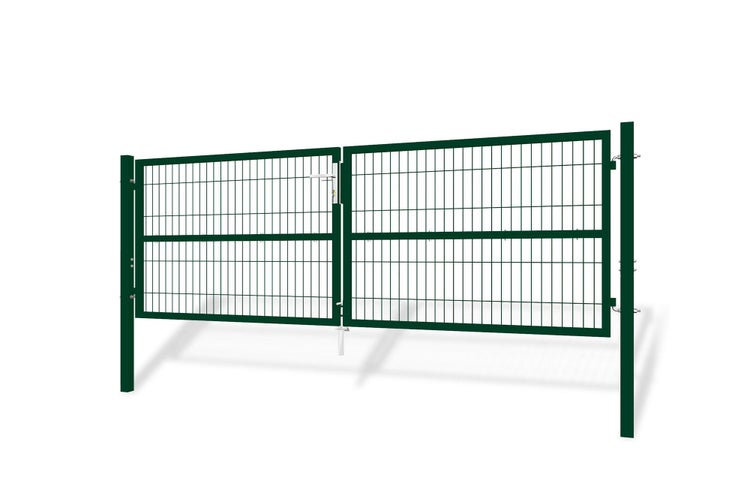 RAZO Gartentür  3m  Breite 306  x Höhe 106 cm + 1m Tor H.100 cm Grün