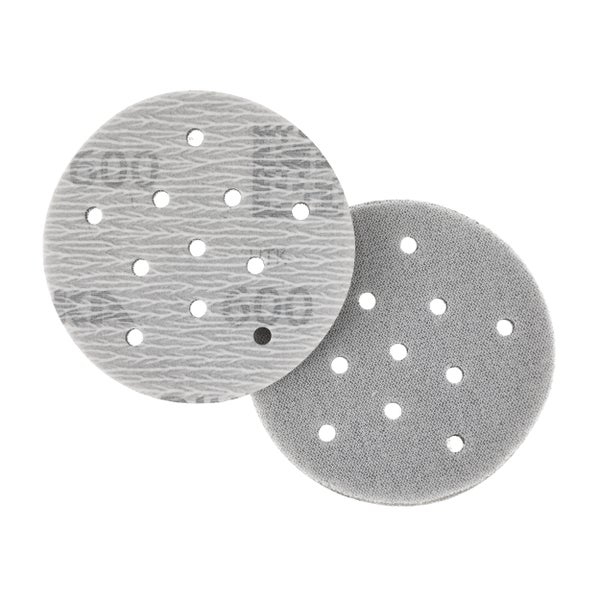 Mirka Iridium Soft Schleifscheiben Ø 77 mm / Korn P600 / Klett Multifit / 20 Stück / schaumbasiertes Schleifmittel für präzises Trockenschleifen, Klarlackschliff, Finish