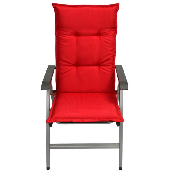 Beautissu Base HL Hochlehner 120x50x6cm Rot (4tlg)