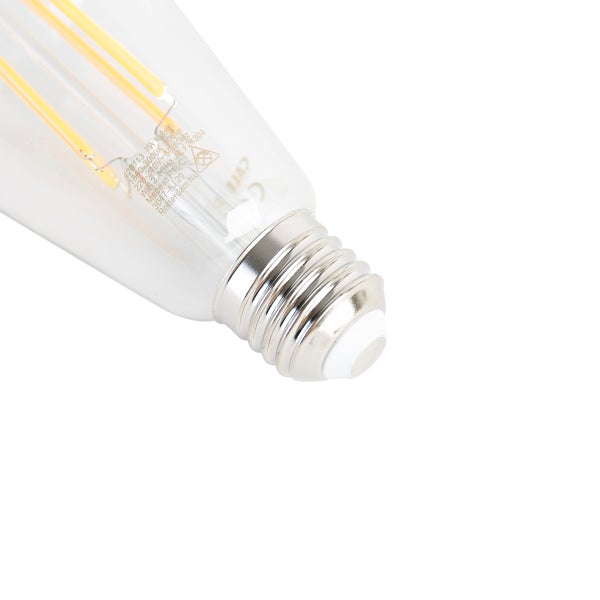 Fünf Edison-Glühbirnen mit smarten Lautsprechern