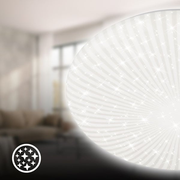 LED Deckenlampe Deckenleuchte Wohnzimmer Sternenhimmel Dekor Neutralweiß Flur