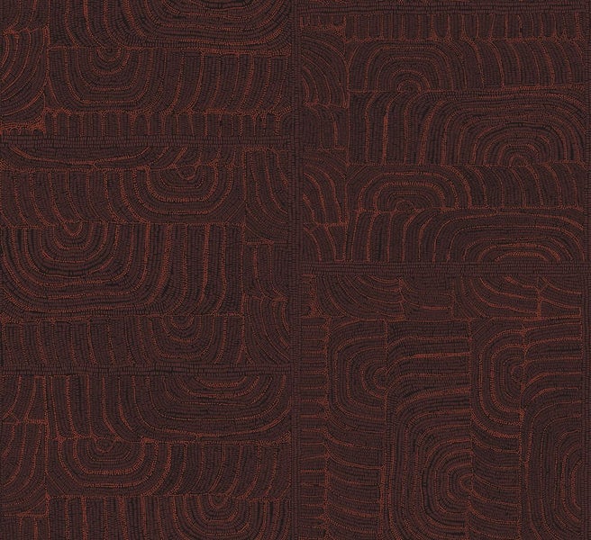 Tapetenrolle mit Blattmuster