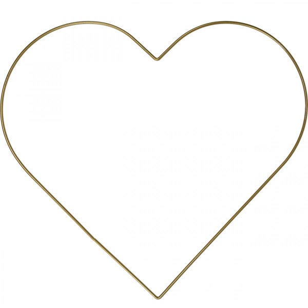 Herzförmiger Metallring für Bastelarbeiten