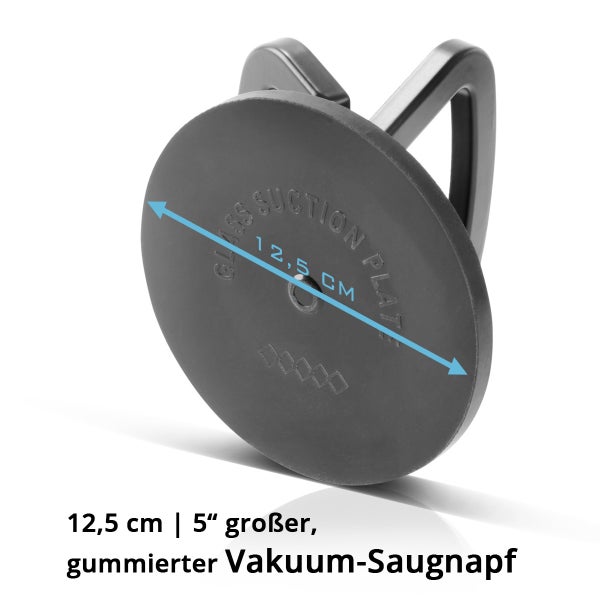 Saugheber 2er Set mit 2 x 50 kg Tragkraft und 12,5 cm | 5“ Durchmesser
