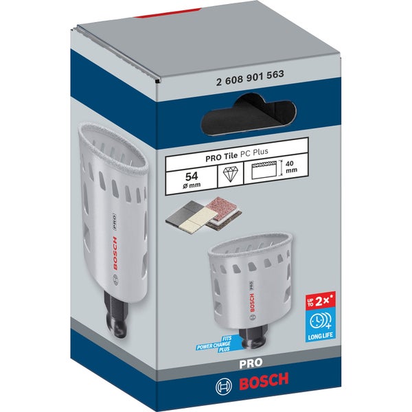 Bosch PRO Tile PC Plus Lochsäge 54 mm HS - 2608901563