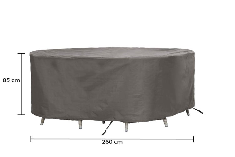 Abdeckung für Gartentisch, circa 260 cm breit und 85 cm hoch