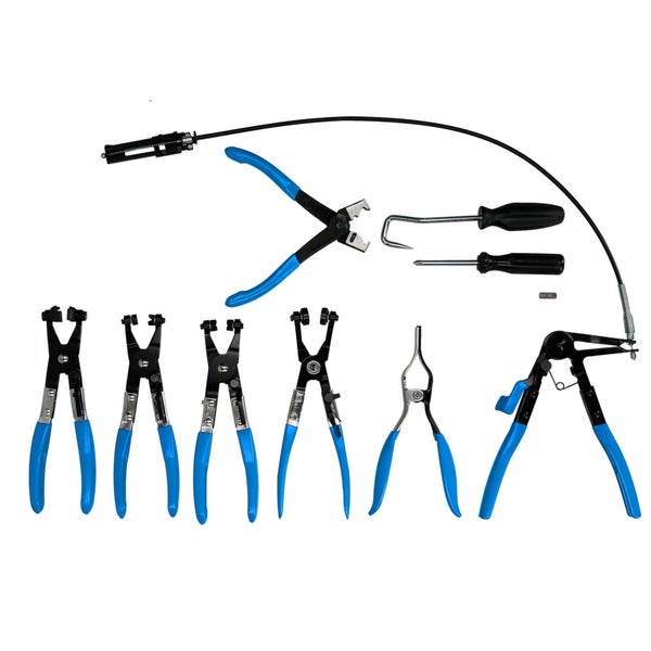 BRILLIANT TOOLS Schlauchschellenzangen-Satz 9tlg. - BT521000