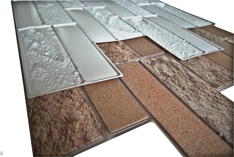 0,4m² 3D PVC Kunststoff Verkleidung Paneele Steinoptik Wandpaneele Wandverkleidung Decke Deckenpaneele Fliesen Imitat  (Facing Brick)