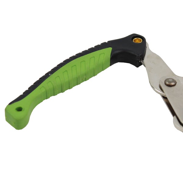 Ergonomischer Handgriff einer Klappsäge mit Kunststoffummantelung
