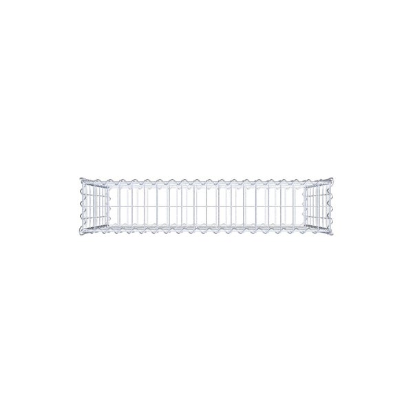 Gabione 100 cm x 80 cm x 20 cm (L x H x T), Maschenweite 5 cm x 10 cm, Spirale