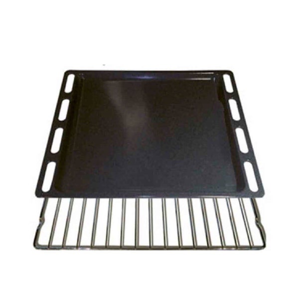 Backblech und Backrost für den Backofen aus Metall
