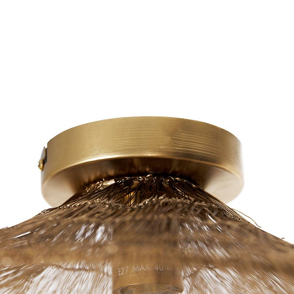 Deckenleuchte aus Metall mit E27 Fassung für maximal 40 Watt Leuchtmittel