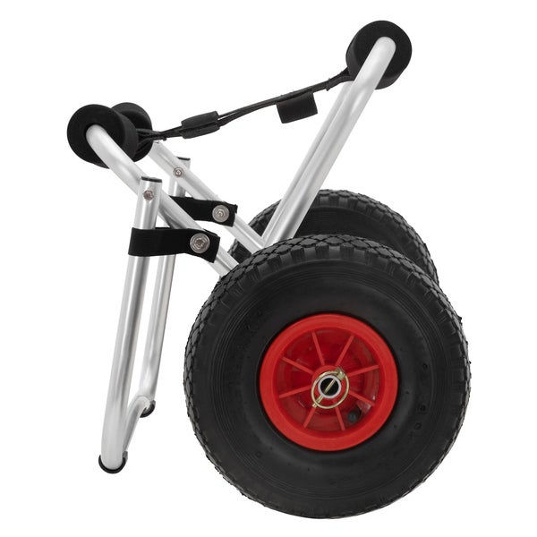 ECD Germany Kajakwagen Kanuwagen faltbar aus Aluminium 72x32x46 cm, bis 70 kg, inkl. Zubehör, Bootswagen Kajak Kanu Transportwagen Trolley Surfwagen Bootstrailer Faltboot SUP Surf Board Transport