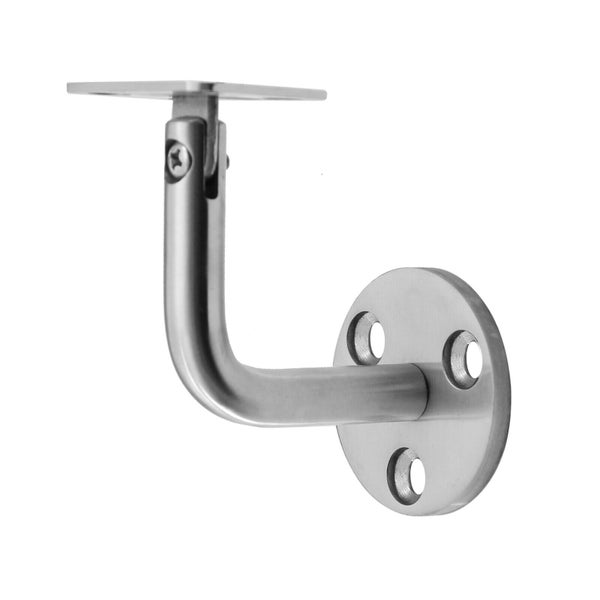Handlaufhalter aus Edelstahl zur Wandmontage mit Gelenk für Neigungseinstellung