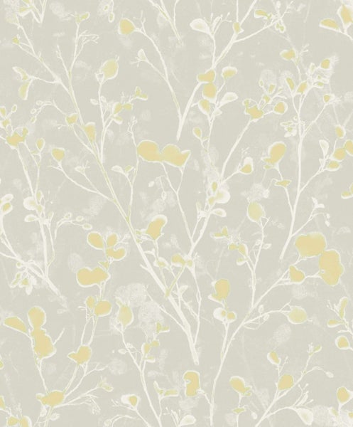 Masureel Tapete Blumen Grau - 53 cm x 10.05 m - 631979