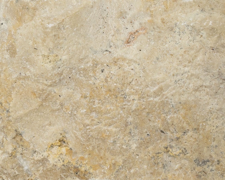 Wohnrausch Wandverblender Naturstein Travertin Splitface RUSTIC 7,5 cm hoch, 1 qm, beige, gelb, gold
