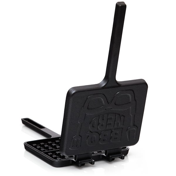 BBQ-Nerd Waffelform aus Gusseisen für belgische Waffeln | Gusseisernes Waffeleisen für Herd Grill Feuerstelle | Rustikaler Waffle Maker - Antihaft - Grillwaffeleisen