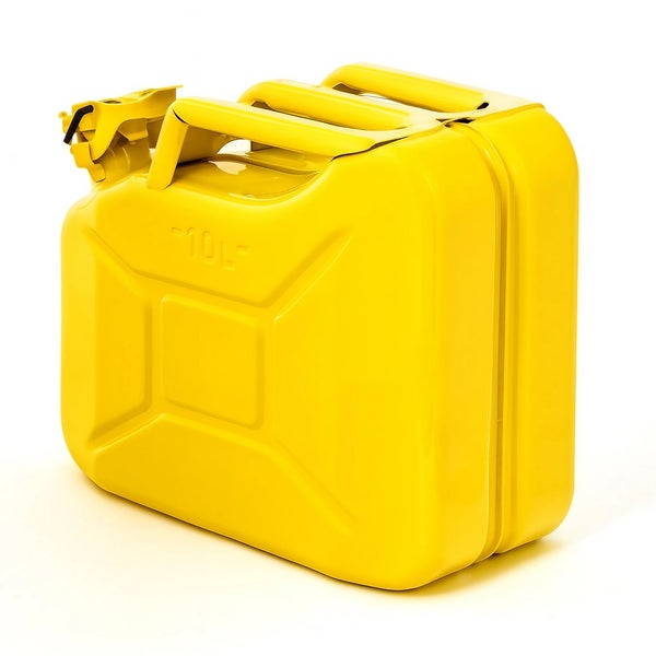 Gelber 10 Liter Kraftstoffkanister